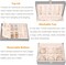 Luxury 2-Layer Jewelry Box Organizer for Women & Men – PU Leather Jewelry Storage Case with Removable Tray for Necklaces, Earrings & Rings, Elegant Grey Display Jewelry Holder (Grey)